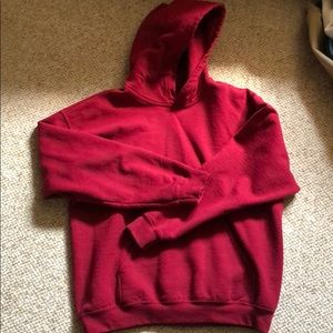 Red Gildan hoodie 3/$20